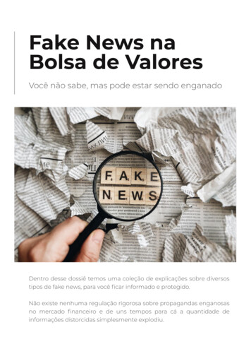 Fake News Na Bolsa De Valores - Portal Do Trader