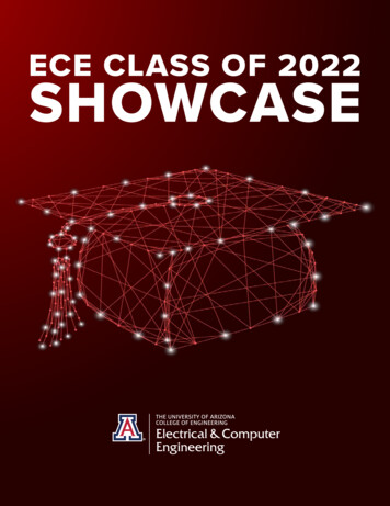 ECE CLASS OF 2022 SHOWCASE - University Of Arizona