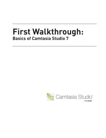 First Walkthrough: Fundamentals Of Camtasia Studio