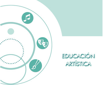 EDUCACIÓN ARTÍSTICA - Ministerio De Educación