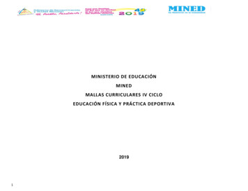 Ministerio De Educación Mined Mallas Curriculares Iv Ciclo Educación .