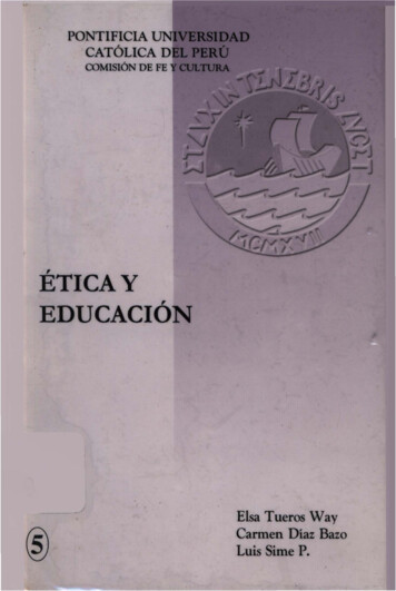 Ética Y Educación - Pucp