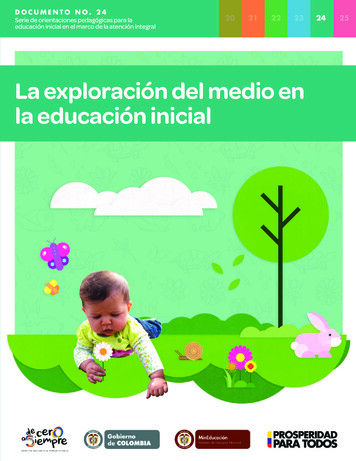 La Exploración Del Medio En La Educación Inicial - OMEP