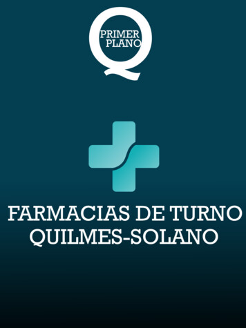 Farmacias De Turno Quilmes-solano