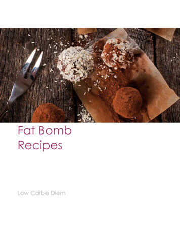 Fat Bomb Recipes - Low Carbe Diem
