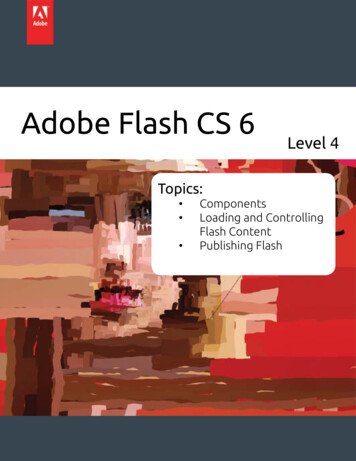 Adobe Flash CS 6 - Workshops.gmu.edu