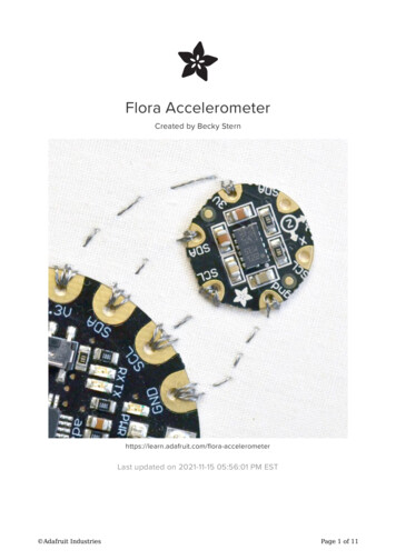 Flora Accelerometer - Adafruit Industries