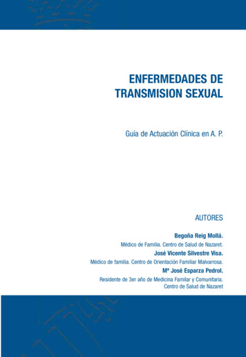 ENFERMEDADES DE TRANSMISION SEXUAL - Gva.es