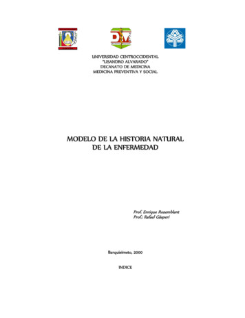 Modelo De La Historia Natural De La Enfermedad