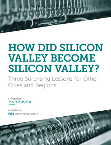 HOW DID SILICON VALLEY BECOME SILICON VALLEY? - Endeavor Türkiye