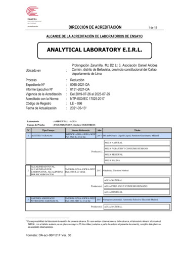 Analytical Laboratory E.i.r.l.