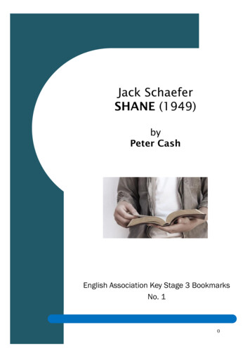 Jack Schaefer - English Association