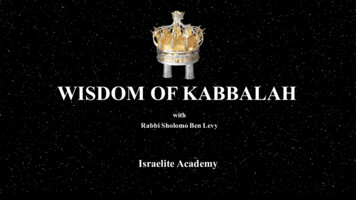 WISDOM OF KABBALAH - Blackjews 