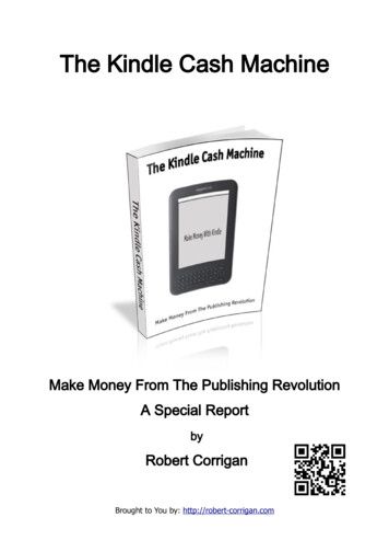 The Kindle Cash Machine - Robert-corrigan 