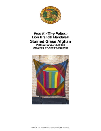 Free Knitting Pattern Lion Brand Mandala Stained Glass Afghan