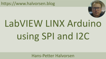 LabVIEW LINX Arduino Using SPI And I2C - Halvorsen.blog