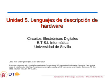 Unidad 5. Lenguajes De Descripción De Hardware - Us