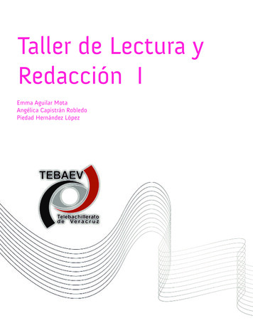 Bloque Taller De Lectura Y Redacción I - UNAM