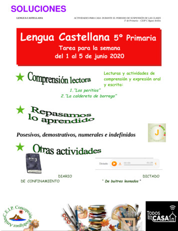 Lengua Castellana 5º Primaria