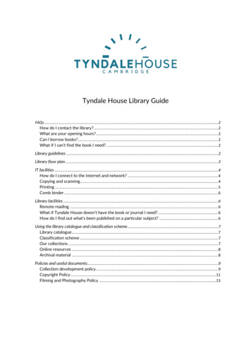 Tyndale House Library Guide