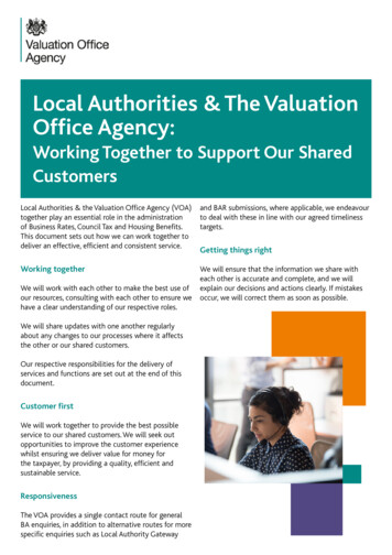 Local Authorities & The Valuation Office Agency - GOV.UK