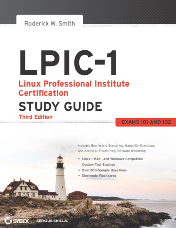 LPIC-1: Linux Professional Institute Certification