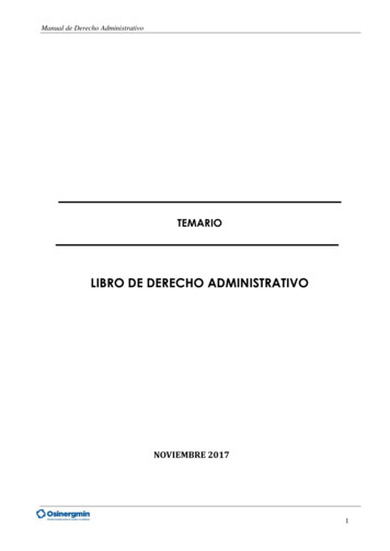 Libro De Derecho Administrativo - Lp