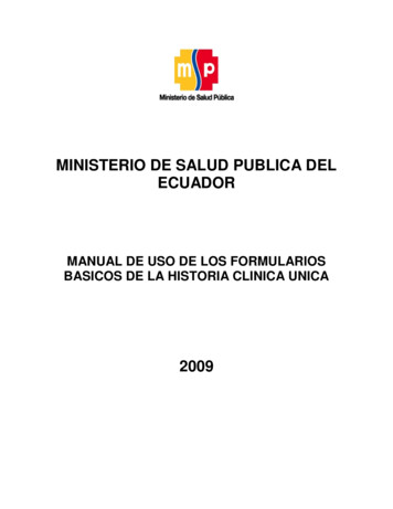 MINISTERIO DE SALUD PUBLICA DEL ECUADOR - Smart-Medic