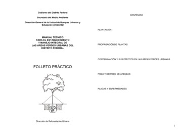 2biiia2 - Manual Para El Manejo De Las .reas Verdes - PAOT