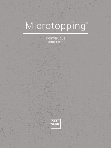 Microtopping