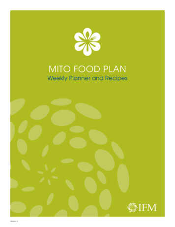 MITO FOOD PLAN - Vitality757