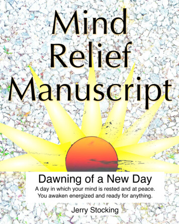 Mind Relief Manuscript - Free Ebooks, Legally