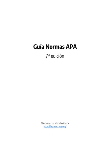 Guía Normas APA - UNAM