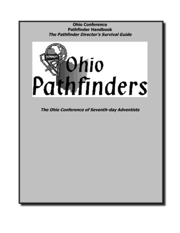 Ohio Conference Pathfinder Handbook The Pathfinder Director's Survival .
