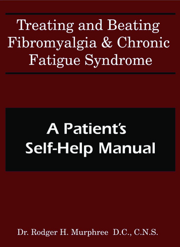 A Patient's Self-Help Manual - Treatingandbeatingfibromyalgia