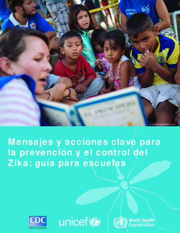 Mensajes Y Acciones Clave Para Zika: Guía Para Escuelas