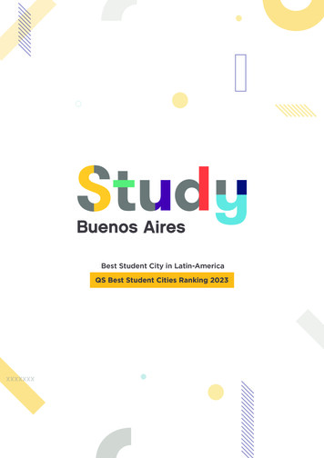 Best Student City In Latin-America