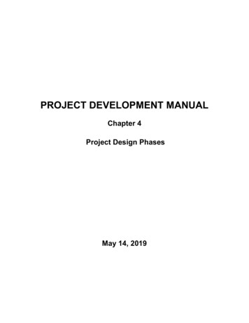 Chapter 4 Project Design Phases - New York State Department Of .