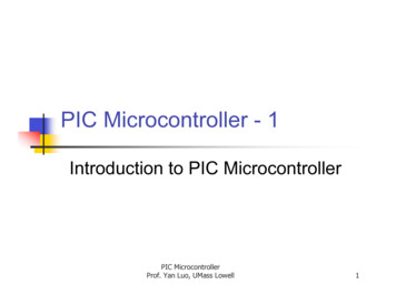 PIC Microcontroller - 1