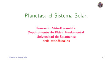 Planetas: El Sistema Solar. - USAL