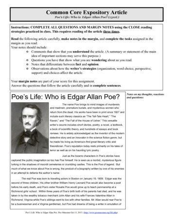 Poe's Life- Who Is Edgar Allan Poe? - Leelions 