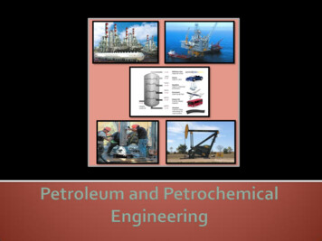 Petroleum And Petrochemical Engineering - Cu