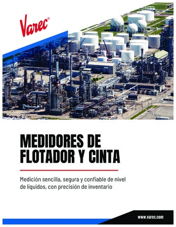 MEDIDORES DE FLOTADOR Y CINTA - Varec