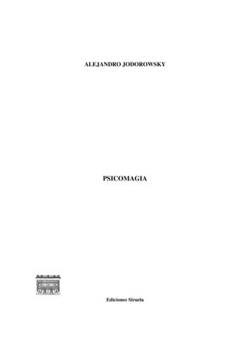 Alejandro Jodorowski - Psicomagia