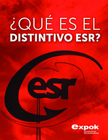 El Distintivo ESR (Empresa