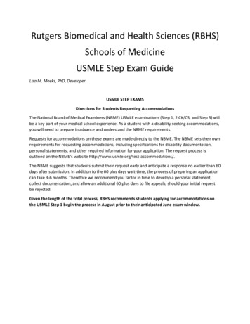 Rutgers Biomedical And Health Sciences (RBHS) Schools Of Medicine USMLE .
