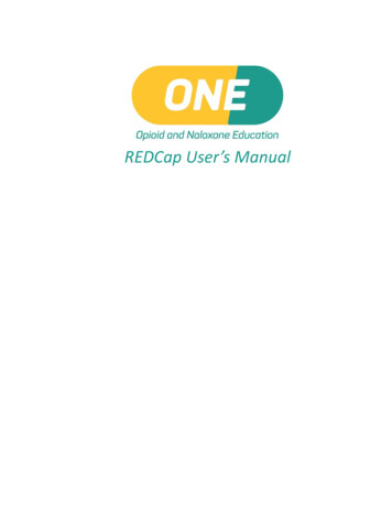 REDCap User's Manual