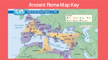Ancient Rome Map Key - Loudoun County Public Schools