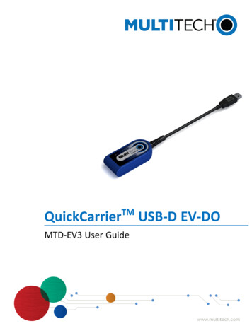 QuickCarrierTM USB-D EV-DO