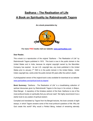 Sadhana - The Realization Of Life Book By Rabindranath Tagore FREE